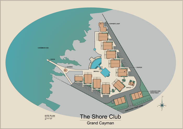 Shore Club Grand Cayman site plan